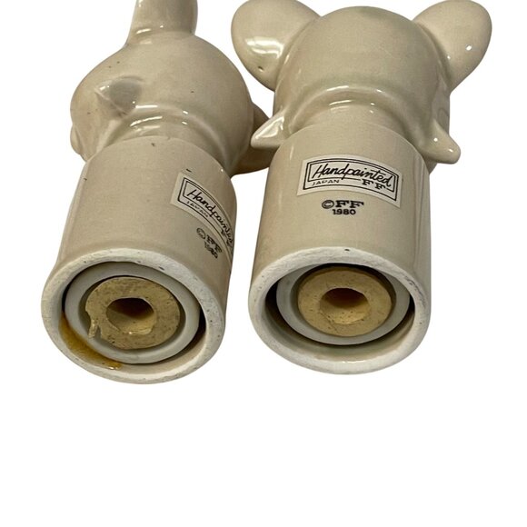 Vintage Handpainted Japan Fitz Floyd 1980 Mouse Salt & Pepper Shakers Set - Picture 5 of 9